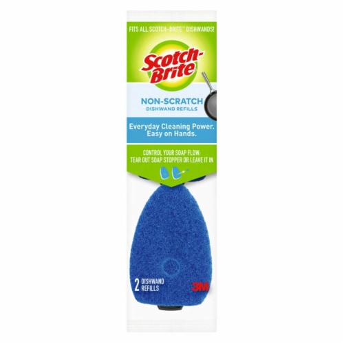 Scotch-Brite™ Non-Scratch Dishwand Refills Perspective: back
