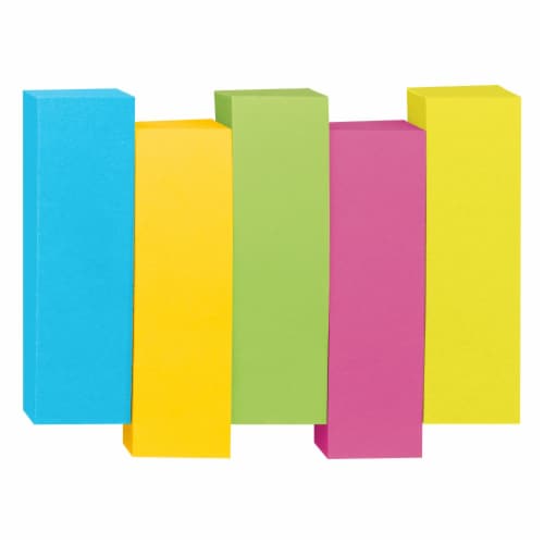 Post-it® Page Markers - 5 Pack- Assorted Perspective: back