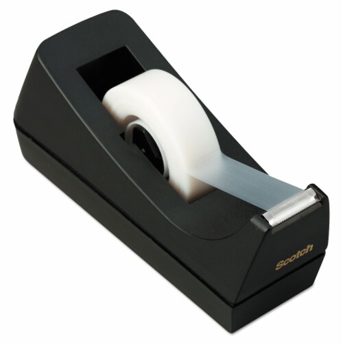 Scotch Desktop Tape Dispenser,Weighted Base,Blk  C38BK Perspective: back