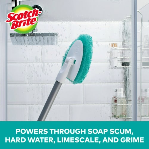 Scotch-Brite™ Non-Scratch Extendable Tub & Tile Scrubber Perspective: back