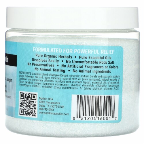 Abra Therapeutics Cellular Detox Bath Grapefruit & Juniper - 17 oz (482 g) Perspective: back