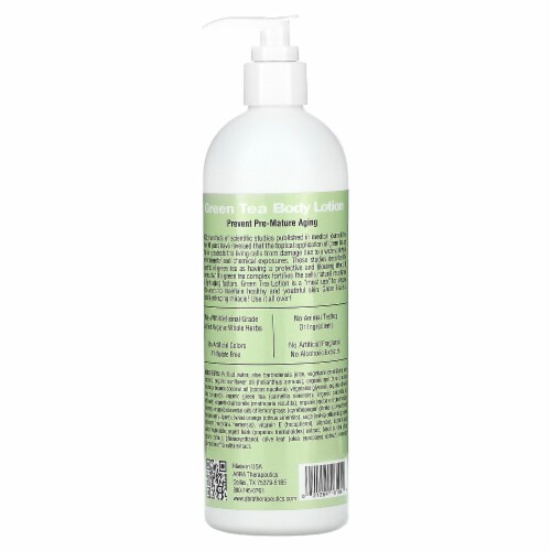 Abra Therapeutics Organic Green Tea Body Lotion Perspective: back