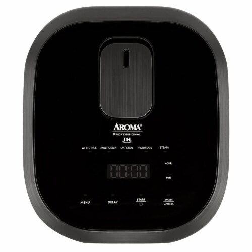 Aroma Houseware ARC-7606B 12 Cup Induction Rice Cooker Multicooker Food Steamer Perspective: back