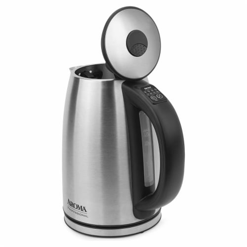 Aroma Housewares AWK-1800SD 1.7L 7 Cup Digital Stainless Steel Electric Kettle