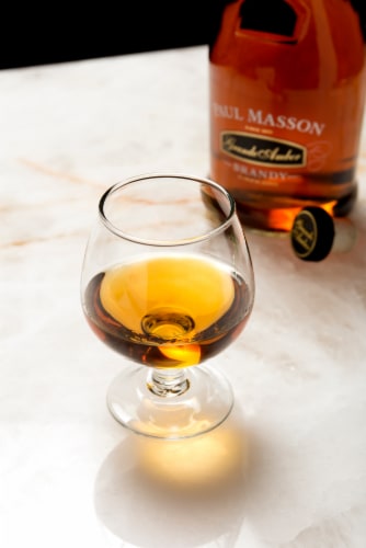 Paul Masson Grande Amber VS Brandy Perspective: back
