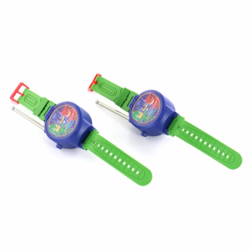 PJ Masks 2 Piece Wrist Walkie Talkie Set With Built in Watch PJ Masks 2 Piece Wrist Walkie Talkie Set With Built in Watch