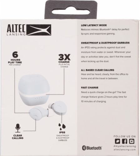 Altec Lansing Nano Earbuds Perspective: back