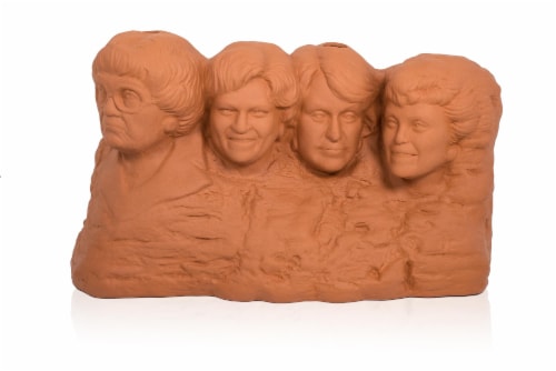 The Golden Girls Rushmore Chia Pet Decorative Planter Toynk Exclusive Perspective: back
