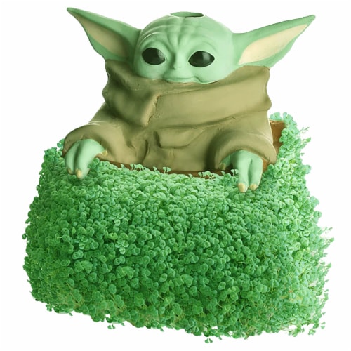 Chia Pet® Star Wars™ The Mandalorian Decorative Planter Perspective: back