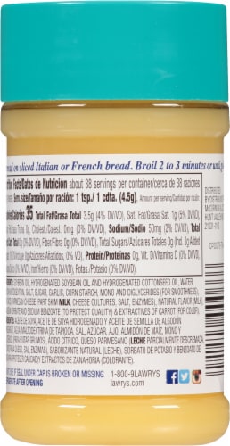 Lawry's® Garlic Spread Perspective: back