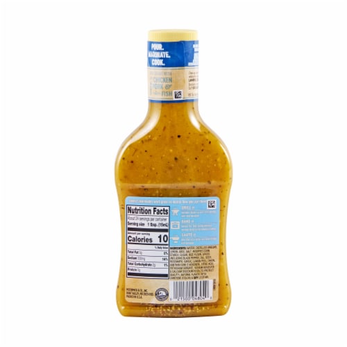 Lawry's Lemon Pepper Marinade Perspective: back