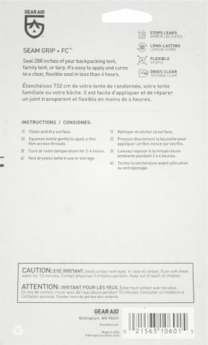 Gear Aid® Fast Cure Seam Sealant Perspective: back