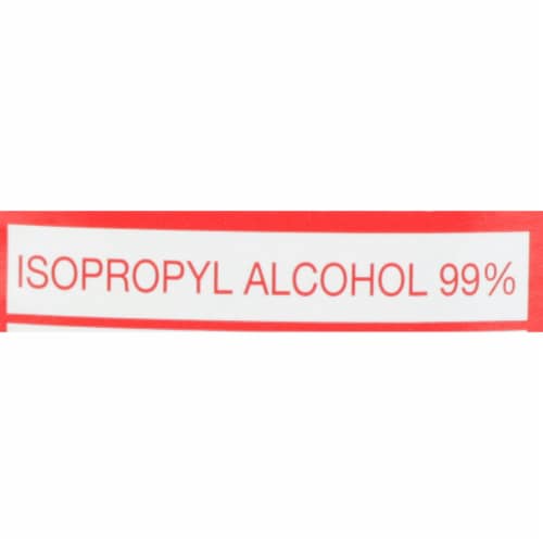 McKesson Antiseptic Isopropyl Alcohol 16 oz. Bottle Liquid 99% Strength , 12 Ct Perspective: back
