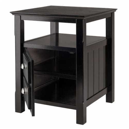 Winsome Trading Timber Side Table Black Each (20920WTI) Perspective: back