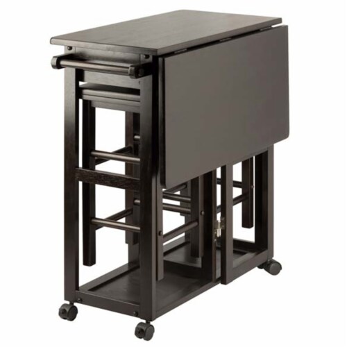 Winsome wood 3pc set black table deals