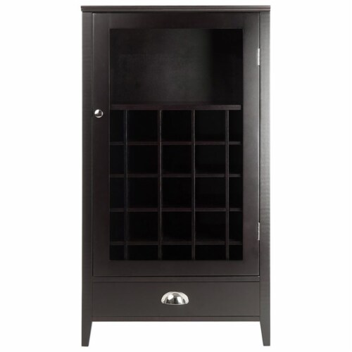 Winsome Bordeaux Modular Bar Cabinet in Espresso 1 Fry s Food