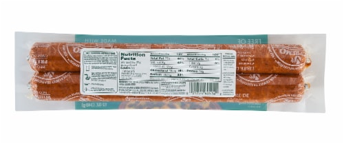 VV Supremo Foods Pork Chorizo Perspective: back