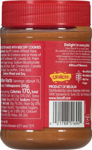 Lotus Biscoff® Crunchy Cookie Butter Perspective: back