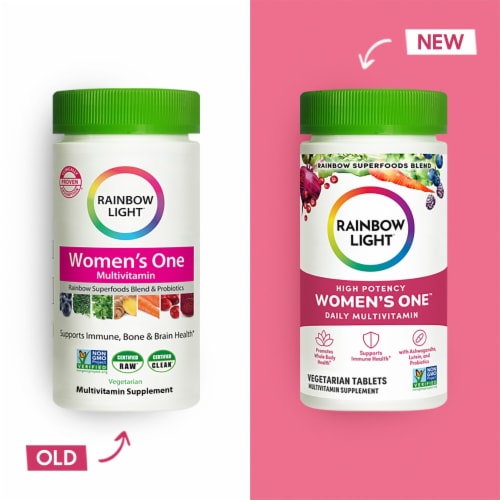 Rainbow Light Women's One Multivitamin Perspective: back