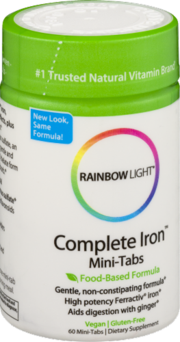Rainbow Light® Complete Iron™ Mini Tablets Perspective: back
