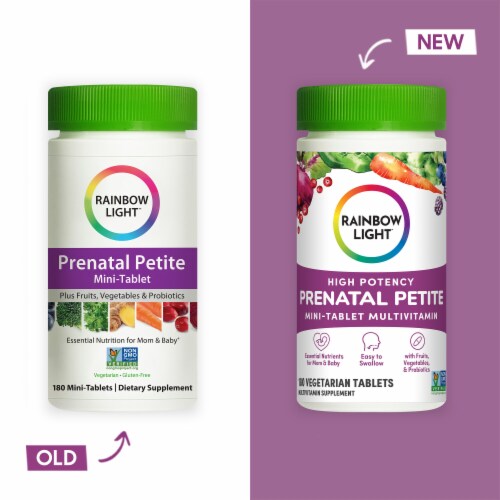 Rainbow Light Prenatal Petite Mini-Tablet Perspective: back