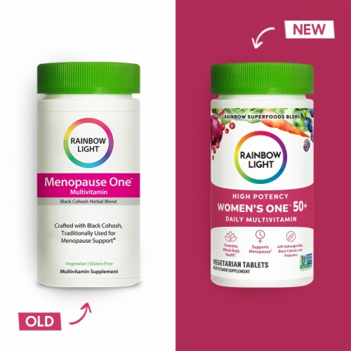 Rainbow Light High Potency Women's Daily Vitamin Perspective: back