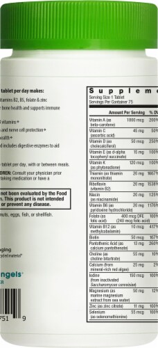 Rainbow Light Men's One Multivitamin Tablets Perspective: back