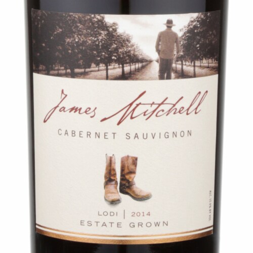 James Mitchell Estate Grown Cabernet Sauvignon California Red Wine Perspective: back