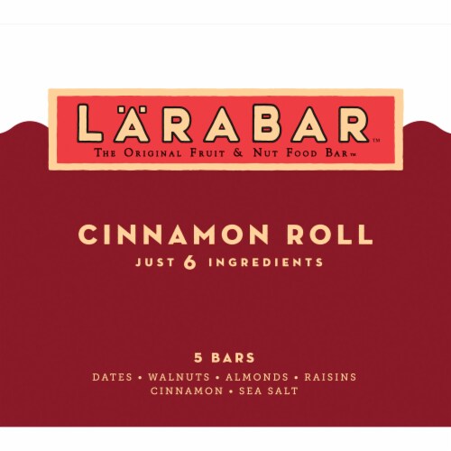 Larabar Cinnamon Roll Bars Perspective: back