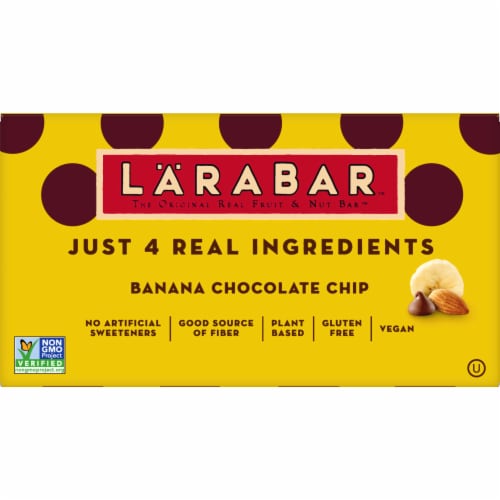 Larabar™ Banana Chocolate Chip Fruit & Nut Bars Perspective: back