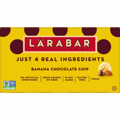 Larabar™ Banana Chocolate Chip Fruit & Nut Bars Perspective: back
