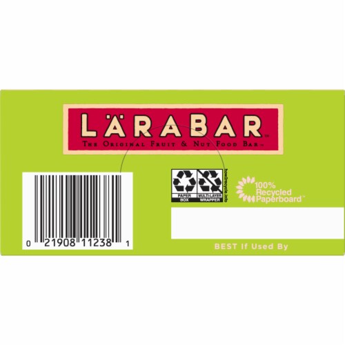 Larabar Apple Cobbler Plant Based Protein Bars Perspective: back