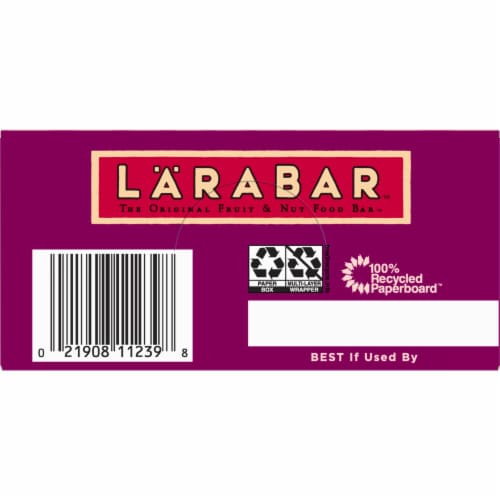 Larabar Almond Butter Chocolate Brownie Protein Bars 12 Count Perspective: back