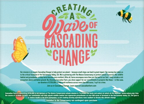 Cascadian Farm™ Organic Vanilla Chip Blondie Soft Baked Squares Perspective: back