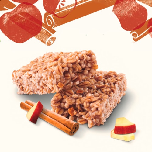 Cascadian Farm™ Organic No Sugar Added Cinnamon Apple Chewy Bars Perspective: back
