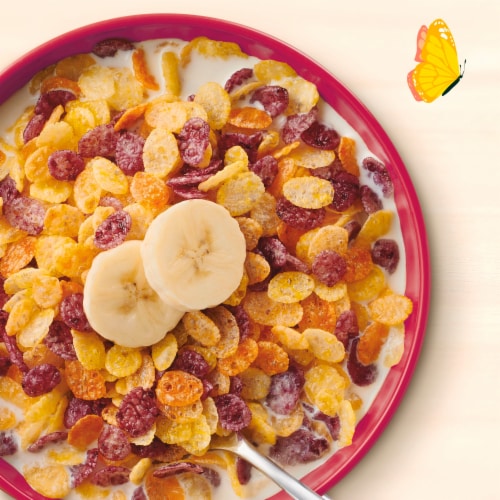 Cascadian Farm Organic Fruity Crispy Rice Cereal Perspective: back