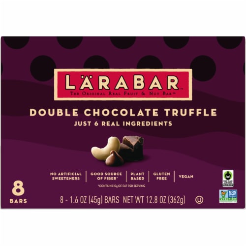 Larabar Double Chocolate Truffle Fruit and Nut bars Perspective: back