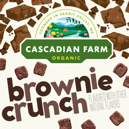 Cascadian Farm Organic Brownie Crunch Cereal Perspective: back