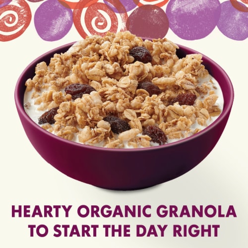 Cascadian Farm Organic® Cinnamon Raisin Granola Perspective: back