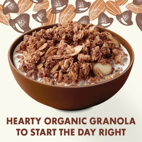 Cascadian Farm Organic® Dark Chocolate Almond Granola Perspective: back