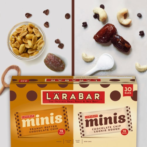 Larabar Minis Chocolate Fruit and Nut Bars Variety Pack Perspective: back