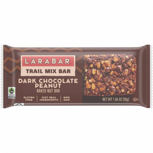 Larabar Trail Mix Dark Chocolate Peanut Baked Nut Bar Perspective: back