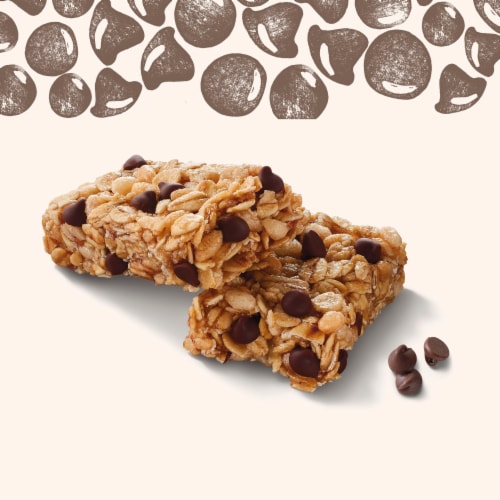 Cascadian Farm Organic Dark Chocolate Chip Chewy Granola Bars Perspective: back