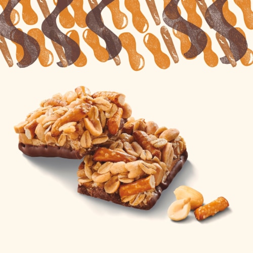 Cascadian Farm™ Organic Peanut Pretzel Granola Bars Perspective: back