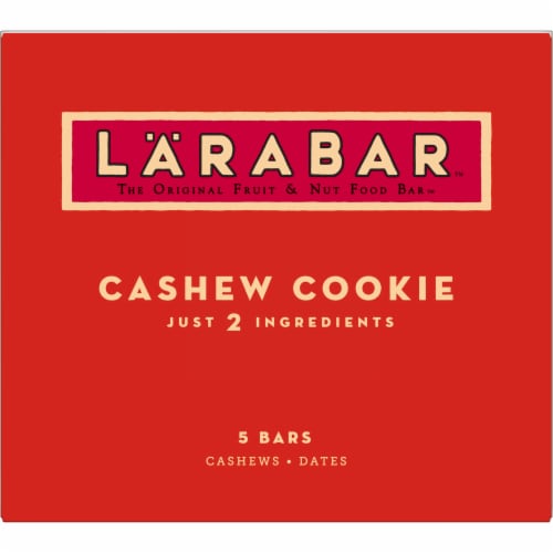 Larabar Cashew Cookie Fruit and Nut Bars Perspective: back