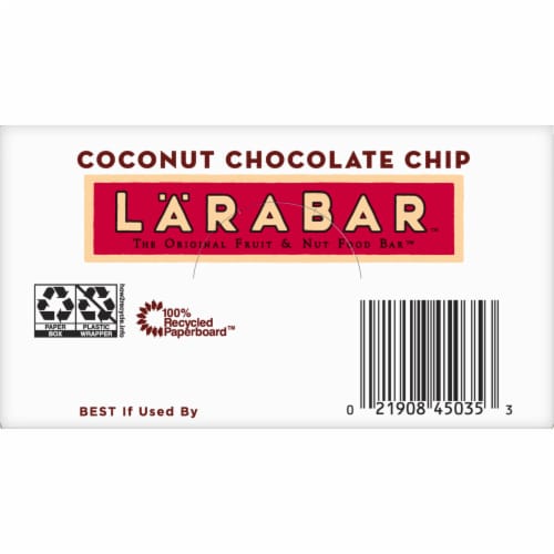 Larabar™ Coconut Chocolate Chip Bars Perspective: back