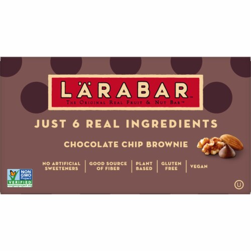 Larabar Chocolate Chip Brownie Fruit & Nut Bars Perspective: back