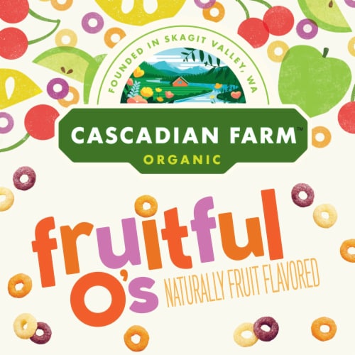 Cascadian Farm Organic Fruitful O's Cereal Perspective: back