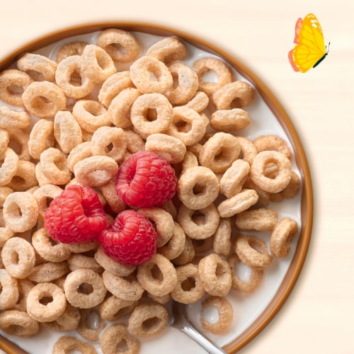 Cascadian Farm Organic Purely O's Cereal Perspective: back