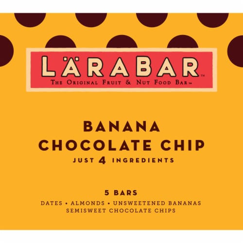 Larabar™ Banana Chocolate Chip Fruit & Nut Bars Perspective: back